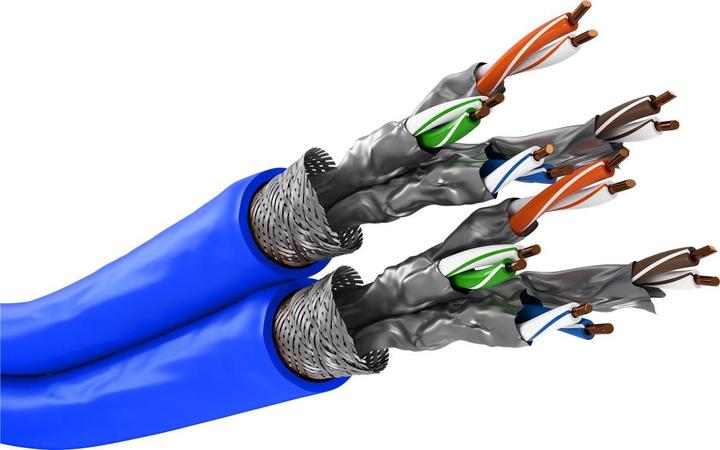 Actual product image Goobay Duplex installation cable (S/FTP, CAT7a, 100 m)