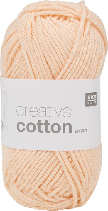 Actual product image Rico Design Wool Creative Cotton Aran 50 g, Powder (85 m)