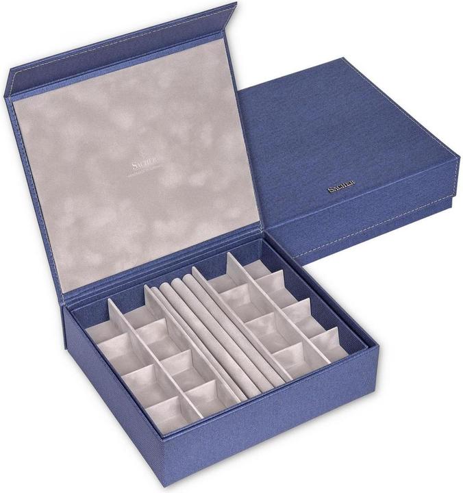 Sacher N3.517.231021 - Boîte à bijoux Nora denim bleu