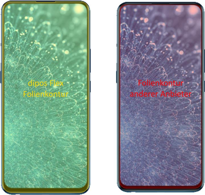 Produktbild Dipos Displayschutzfolie Full-Cover 3D (3 Stück, Vivo S1)