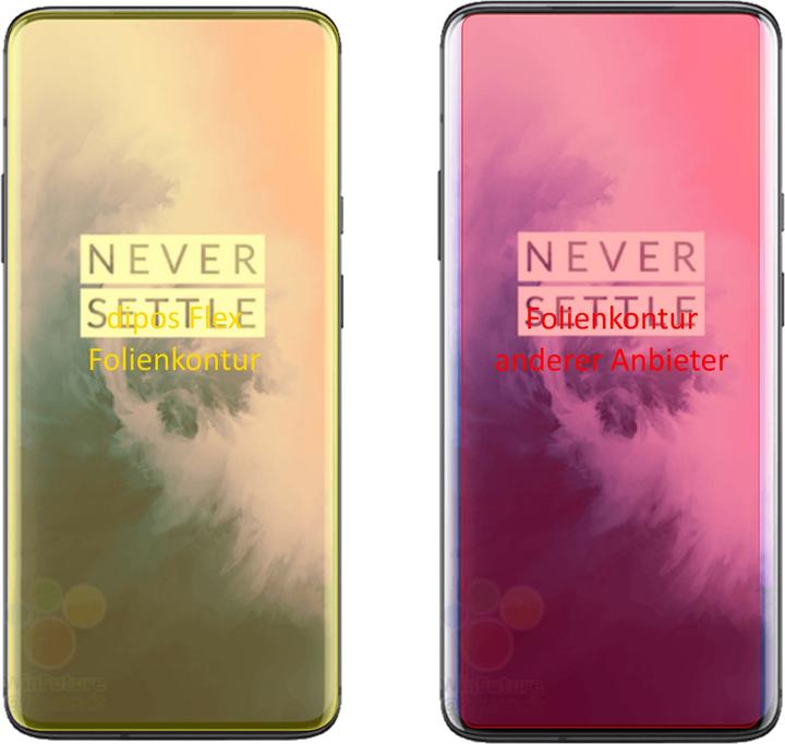 Actual product image Dipos Screen Protector Full-Cover 3D (3 Piece, OnePlus 7T Pro McLaren Edition)