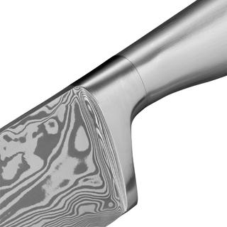 Produktbild WMF Damastmesser Kochmesser 33,5cm Grand Gourmet Damaststahl 120-lagig PC Holzbox (20 cm)