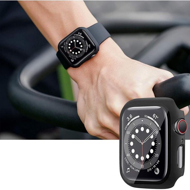 Actual product image Tech Apple Watch 7 Smartwatch screen frame, black, 45 mm