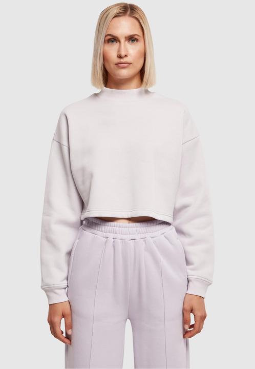 Actual product image Urban Classics Ladies Cropped Oversized Sweat High Neck Crew - 14225 (S)