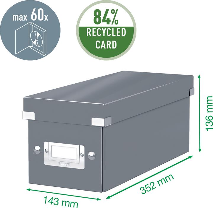 Produktbild Leitz WOW Click & Store CD Ablagebox (Spezial)
