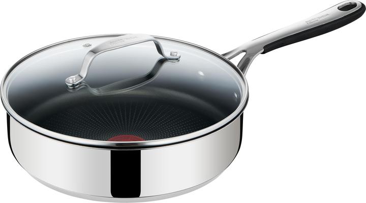 Tefal Jamie Oliver Kitchen Essentials Schmorpfanne (25 cm, Bräter + Schmortopf, Edelstahl)