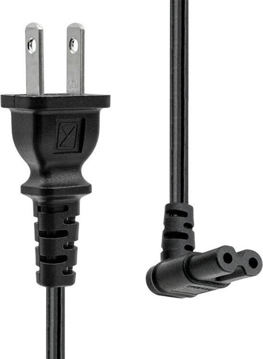 Actual product image ProXtend Power Cord US type A to angled C7 2M Blac (2 m)