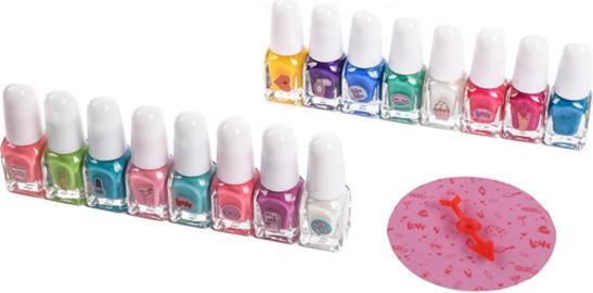 Actual product image Create It! Nail Polish Set Spinning Wheel 16 Pots