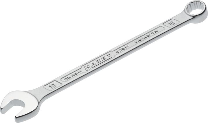 Immagine prodotto HAZET Chiave combinata a forchetta/ad anello 600N-10 ∙ Profilo trazione doppio esagono esterno ∙ 10… (10 mm)
