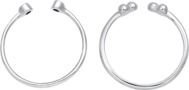 Image du produit Elli Bague en cristal, ensemble de bagues (54, Argent 925)