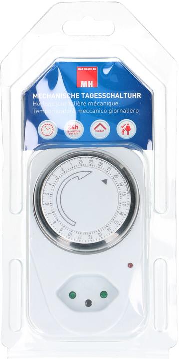 Max Hauri Zeitschaltuhr 24h analog, Schalter (Typ 13)