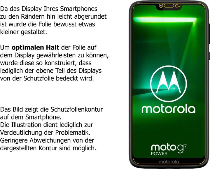 Image du produit Dipos Film de Protection d’écran Anti-reflet (6 pièce(s), Motorola Moto G7 Power)