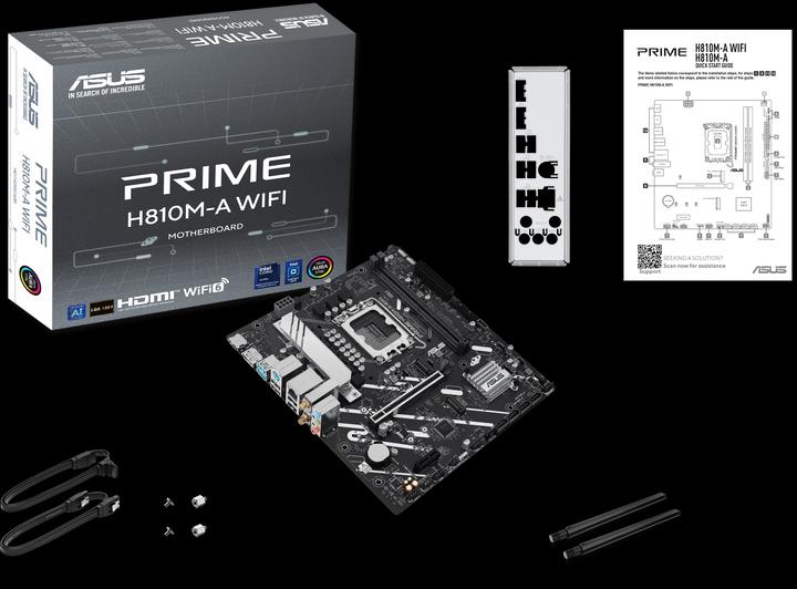Produktbild ASUS PRIME H810M-A WIFI (LGA 1851, Intel H810, uATX)