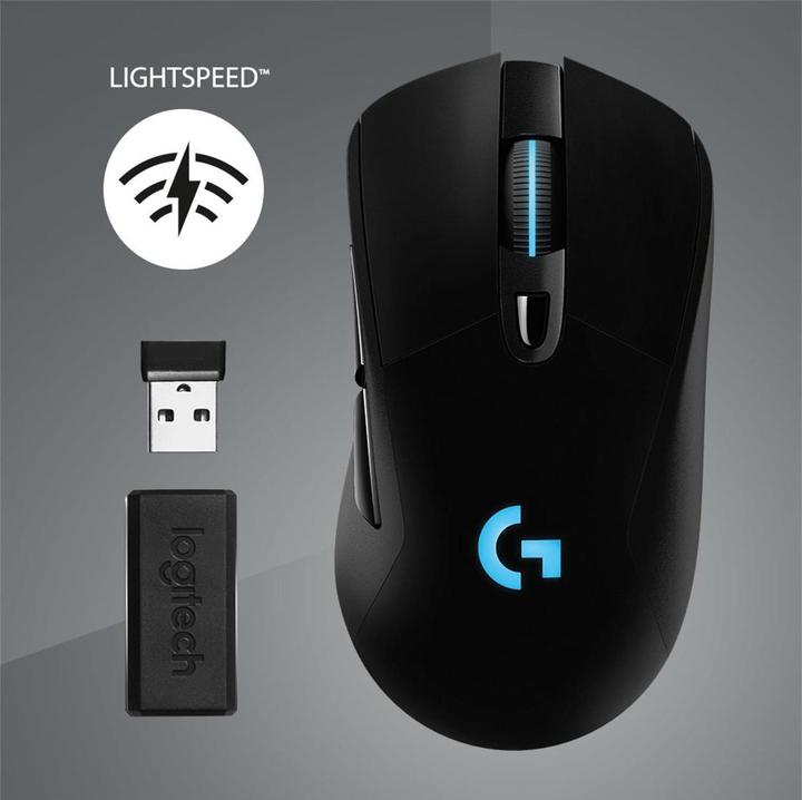 Produktbild Logitech G G703 Lightspeed (Kabellos, Kabelgebunden)