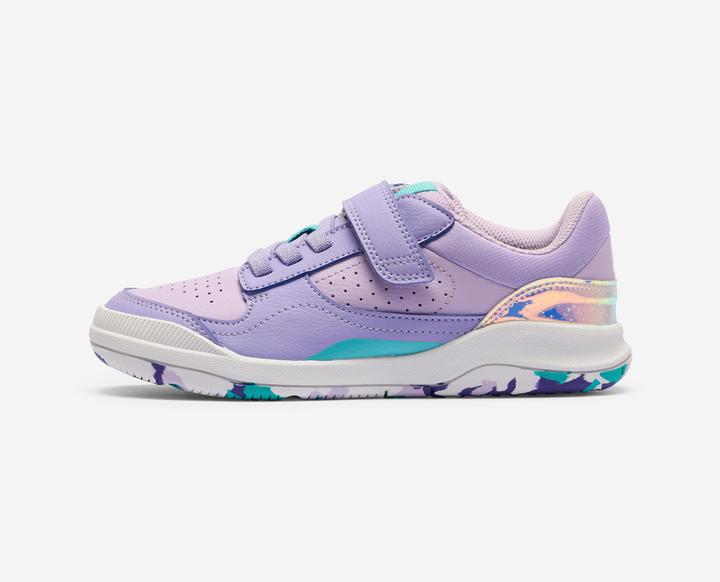Decathlon Fitnessschuhe Kinder robust Multisport - Playventure Yard Sneaker lila/grün