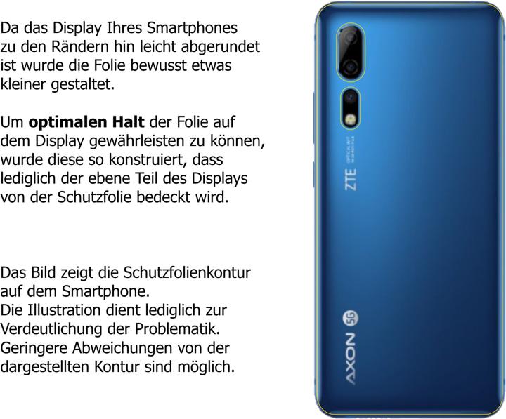 Produktbild Dipos Displayschutzfolie Antireflex (2 Stück, ZTE Axon 10 Pro)