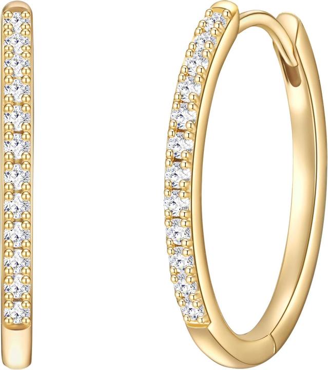 Produktbild Glanzstücke München Damen Sterling Silber Zirkonia gelbgold - 31992 (Sterling Silber)