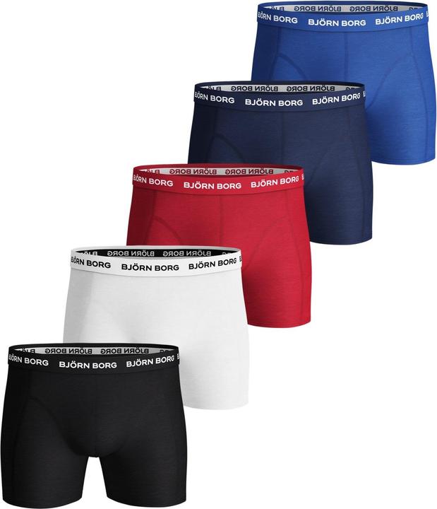 Björn Borg Solid Essential 5er Pack (XXL, 5er Pack)