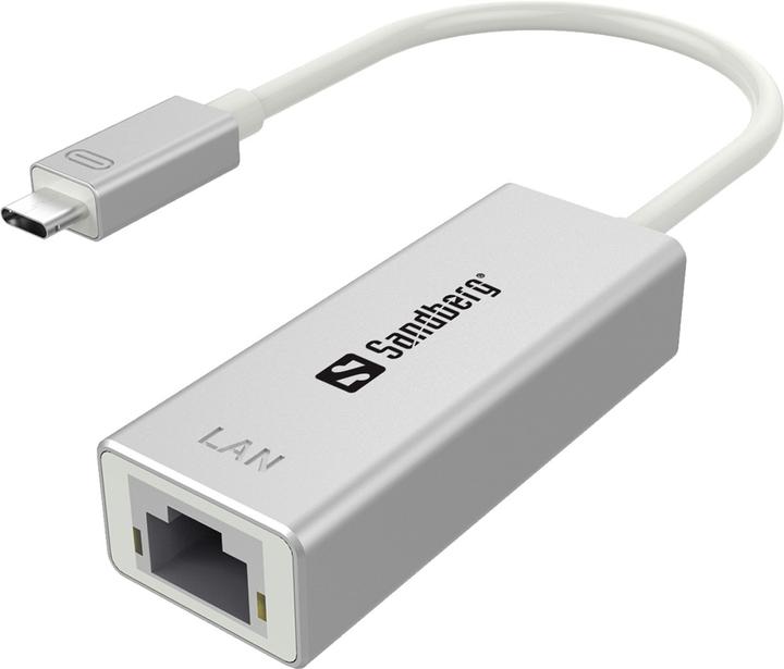 Produktbild Sandberg USB-C -> Network Converter (USB-C, RJ45 Gigabit Ethernet (1x))