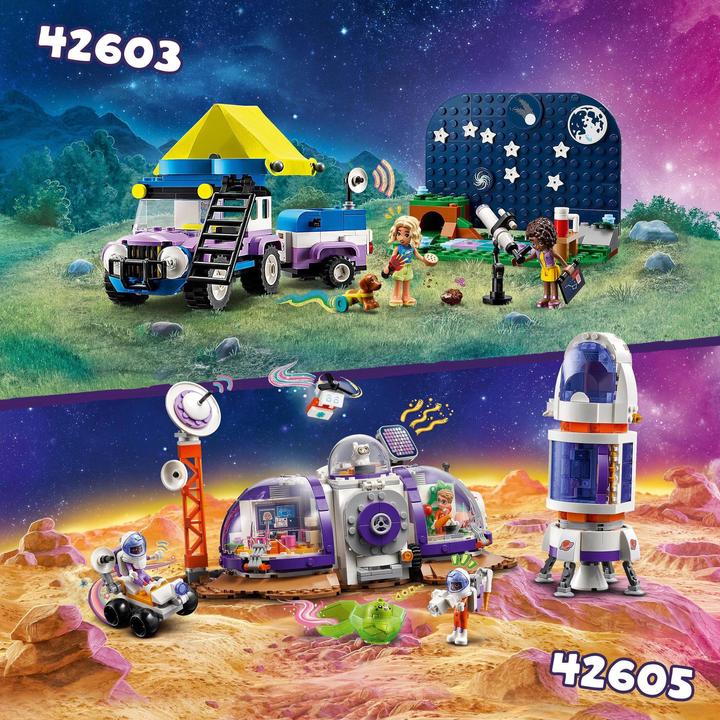 Produktbild LEGO Mars-Raumbasis mit Rakete (42605, LEGO Friends)