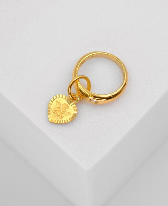 Actual product image Muau Christening ring (54, 750/18 K Gold)