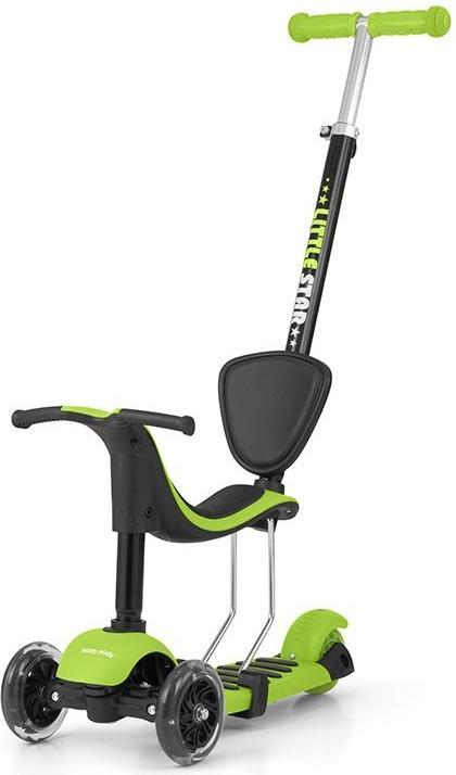 Immagine prodotto Mally Monopattino per bambini Milly Little Star 3 in 1, verde
