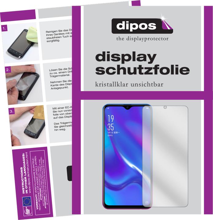 Actual product image Dipos Screen Protector Crystalclear (6 Piece, Oppo RX17 Neo)