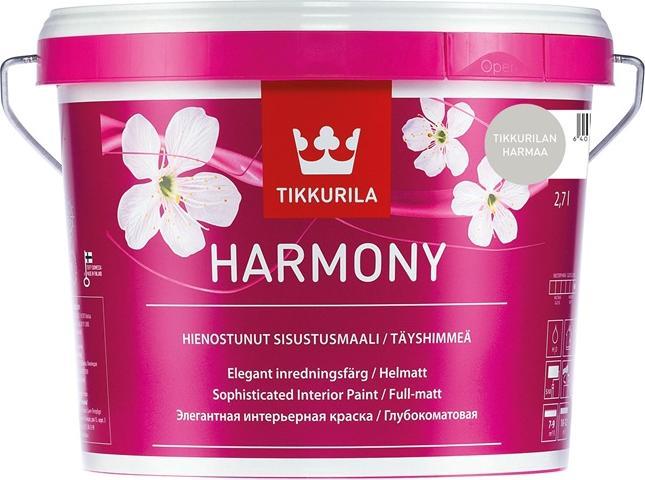 Produktbild Tikkurila Paint Acrylic Harmony 2,7l Satin Matt (Satin Matt)