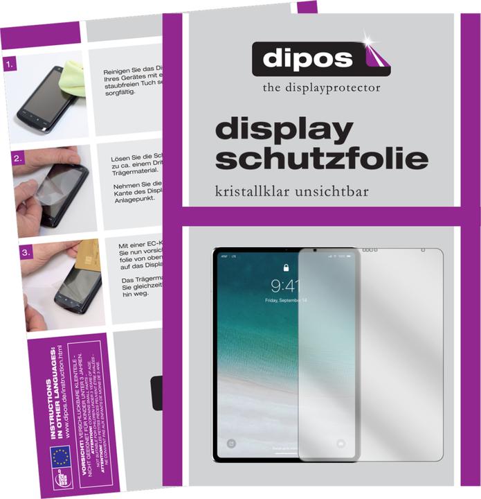Actual product image Dipos Screen Protector Crystalclear (2 Piece, iPad Pro 12.9 2020 (4. Gen))