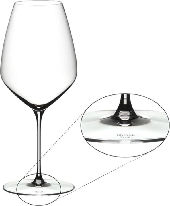 Immagine prodotto Riedel Veloce Syrah / Shiraz Weingläser + Poliertuch (72 cl, 2 Occhiali, Bicchieri da vino rosso)