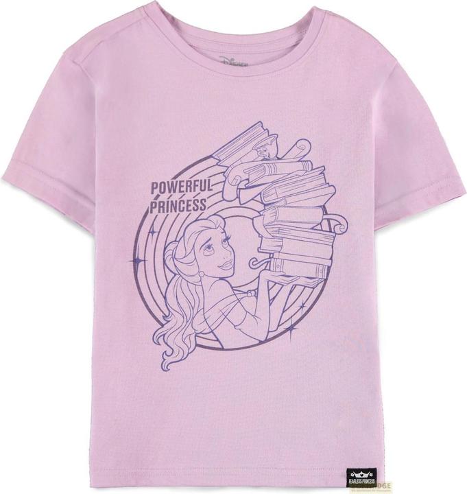 Difuzed Disney Fearless Princess (Kids) - Belle Girls Short Sleeved T-shirt - 146/152 (146)