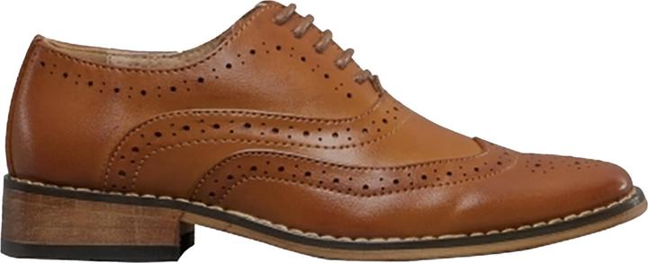 Immagine prodotto Universal Textiles Scarpe stringate da ragazzo con punta alata e decorazioni con fori (39)