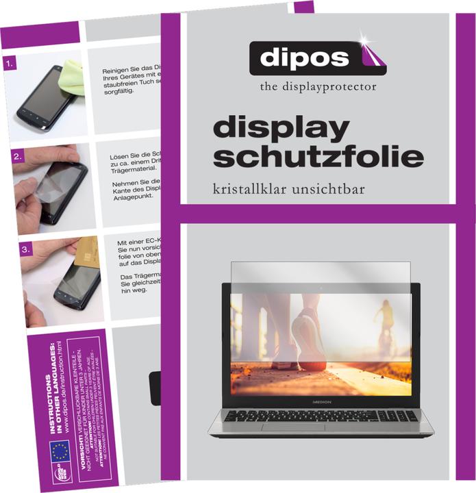 Produktbild Dipos Displayschutzfolie Crystalclear (2 Stück, Medion Akoya S6426)