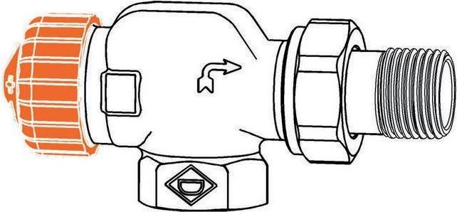 Produktbild Heimeier Thermostat-Unterteil Eclipse 3/8" Axialfrom 3930-01.000