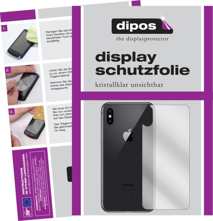 Produktbild Dipos Displayschutzfolie Crystalclear (1 Stück, Apple iPhone XS)