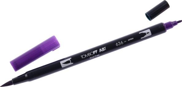 Actual product image Tombow ABT Dual Brush Pen (Violet, 1 x)