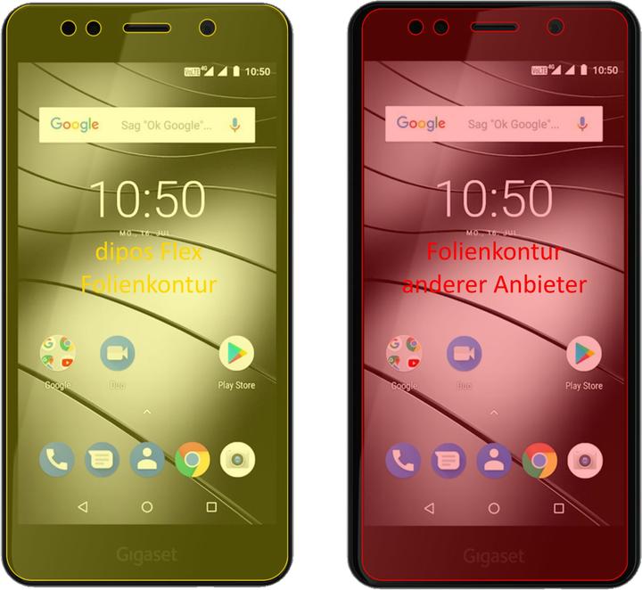 Immagine prodotto Dipos Pellicola Protettiva Full-Cover 3D (2 Pezzo/i, Gigaset GS180)