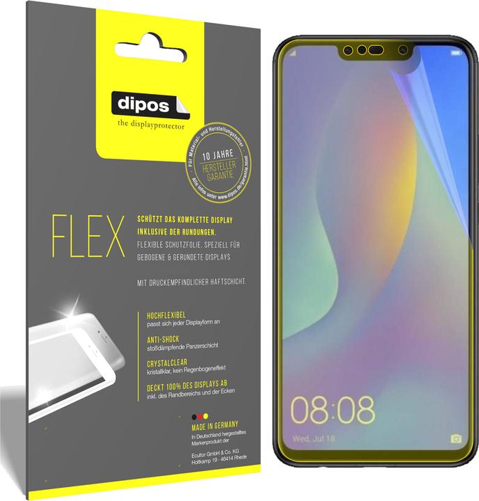 Immagine prodotto Dipos Pellicola Protettiva Full-Cover 3D (2 Pezzo/i, Huawei P Smart+)