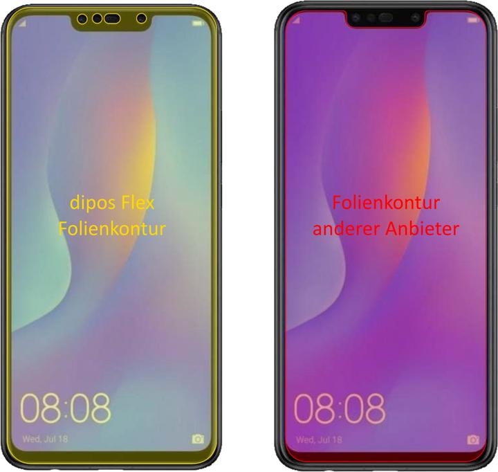 Immagine prodotto Dipos Pellicola Protettiva Full-Cover 3D (2 Pezzo/i, Huawei P Smart+)
