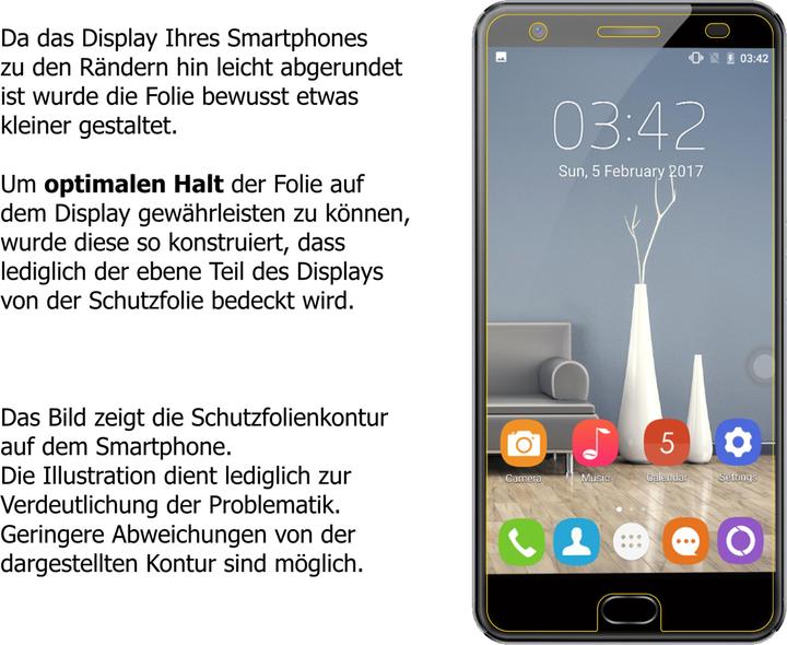 Actual product image Dipos Screen Protector Anti-Glare (2 Piece, Oukitel OK6000 Plus)