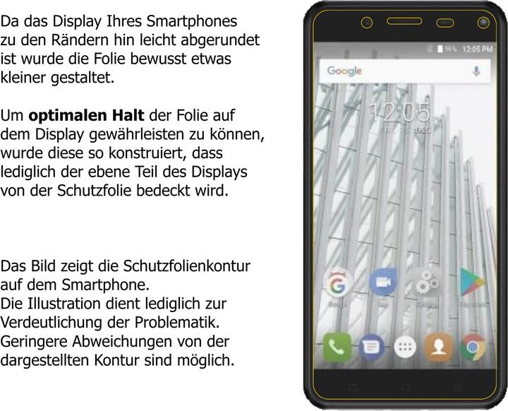 Produktbild Dipos Displayschutz Anti-Shock (2 Stück, Walton Primo HM4i)