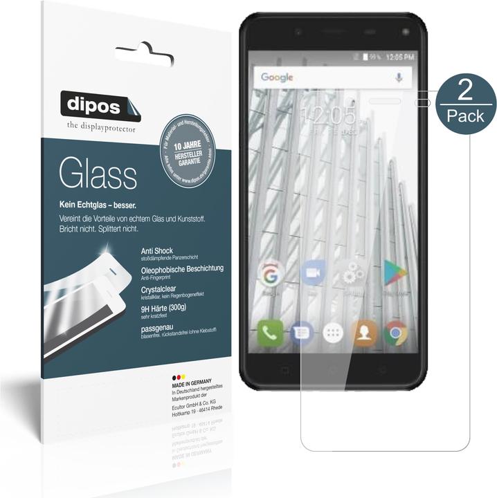 Produktbild Dipos Displayschutz Anti-Shock (2 Stück, Walton Primo HM4i)
