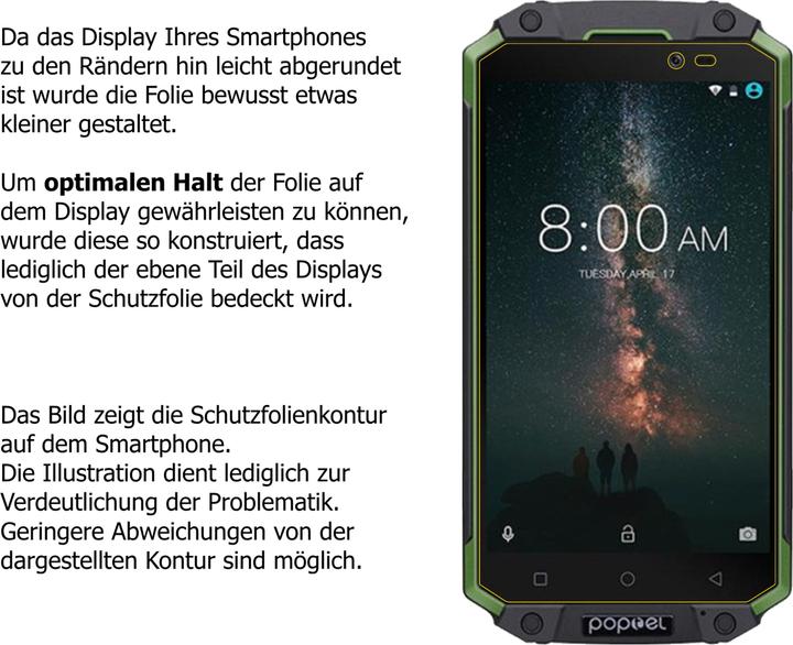 Image du produit Dipos Film de Protection d’écran Anti-Shock (2 pièce(s), Poptel P9000 Max)