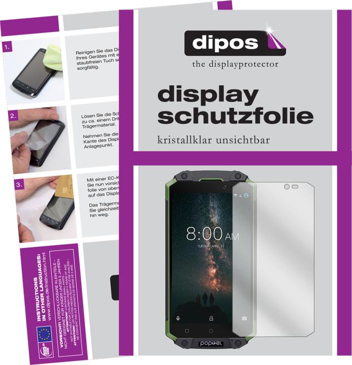 Produktbild Dipos Displayschutzfolie Crystalclear (2 Stück, Portel P9000 Max)
