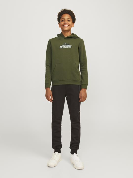 Actual product image Jack & Jones Jcomountain Logo Sweat Hood Sn Jnr (140)
