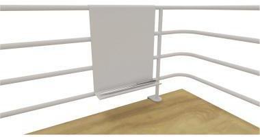 Produktbild Nowy Styl NowyStyl Pinnwand 2.0PinnStift 17x20x4,5cm +Ablage ws (Pinnwand)