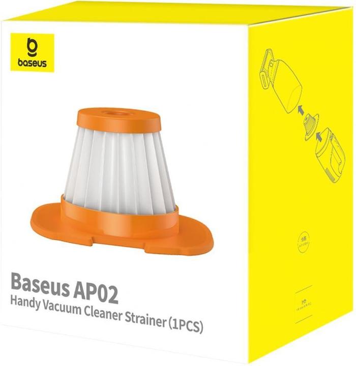 Produktbild Baseus Filter für den Staubsauger AP02 mit einer Leistung von 6000 Pa – orange