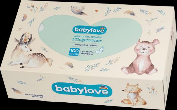 Produktbild dm babylove Babypflegetücher (100 Stück)