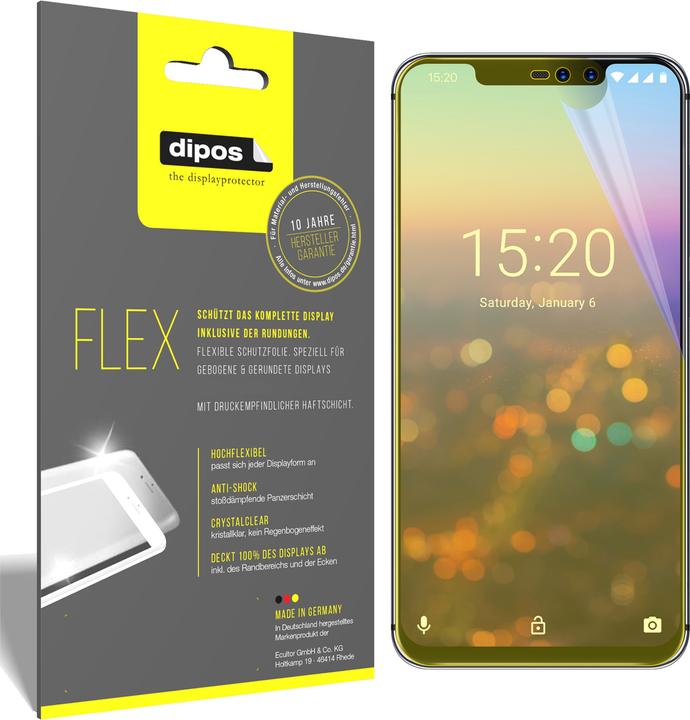 Produktbild Dipos Displayschutzfolie Full-Cover 3D (2 Stück, Sony Xperia Z2)