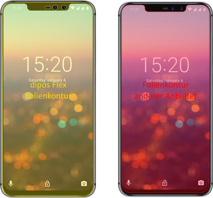 Produktbild Dipos Displayschutzfolie Full-Cover 3D (2 Stück, Sony Xperia Z2)